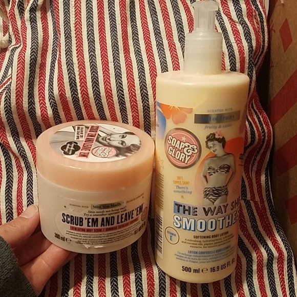 Soap & Glory Other - Exfoliating Body Scrub and Body Lotion